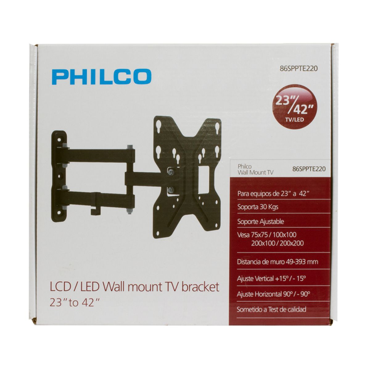 PHILCO - Soporte TV Philco 23 a 42 pulgadas