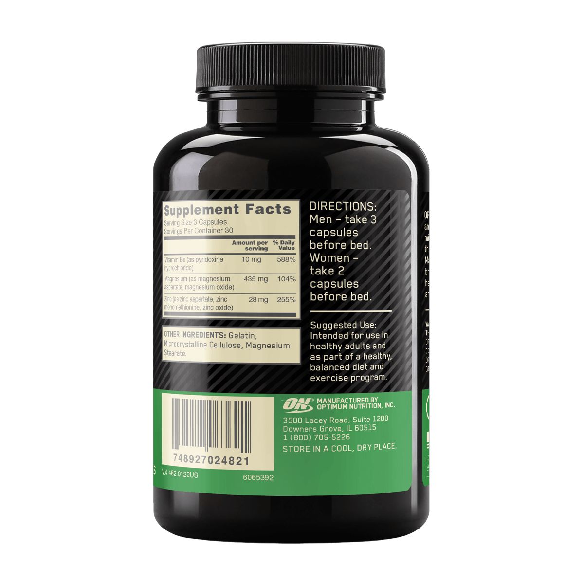 OPTIMUN NUTRITION - ZMA (90 caps) - Original