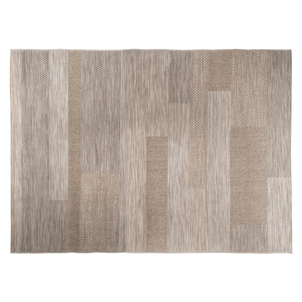 ATMOSPHERA - Alfombra de exterior - interior, Efecto lana beige 160x230cm ATMOSPHERA.