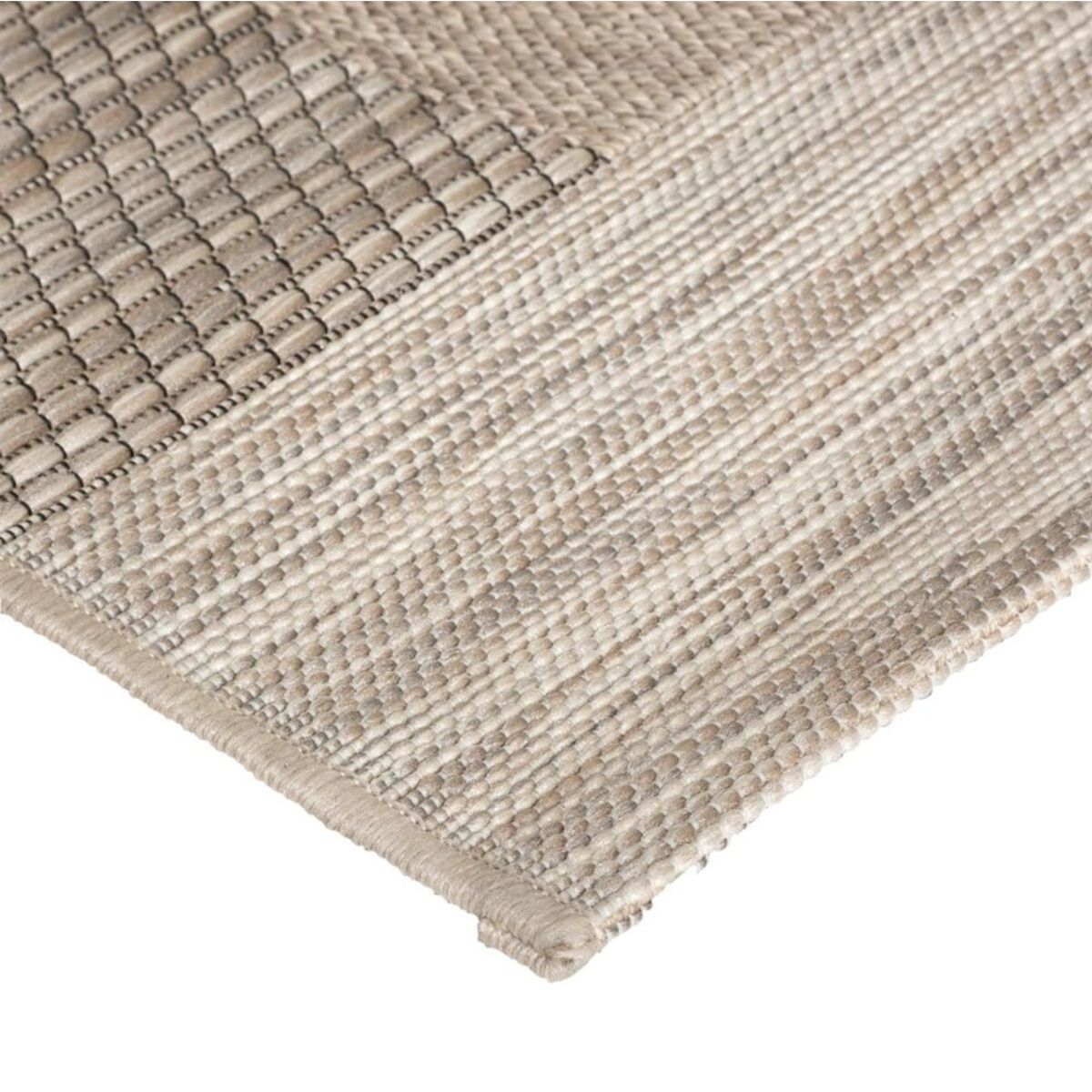 ATMOSPHERA - Alfombra de exterior - interior, Efecto lana beige 160x230cm ATMOSPHERA.