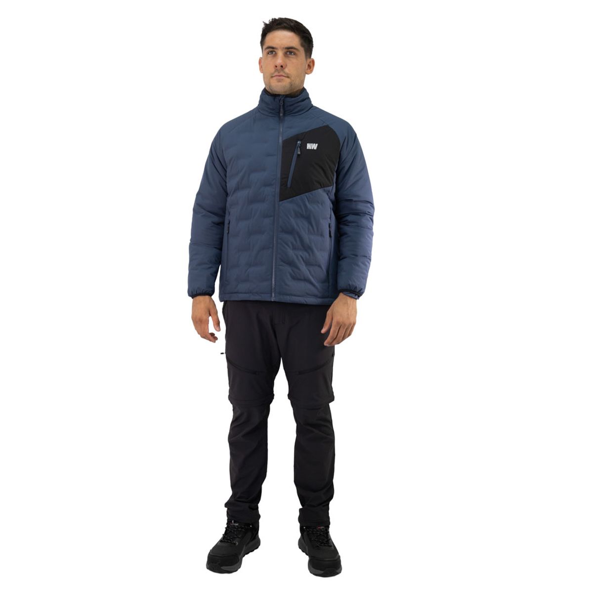 HARDWORK - Parka Insulada HW Explorer S/Gorro Hombre Deep Blue