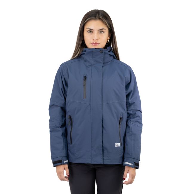 HARDWORK - Parka Desmontable HW Reno 3 en 1 Deep Blue Mujer
