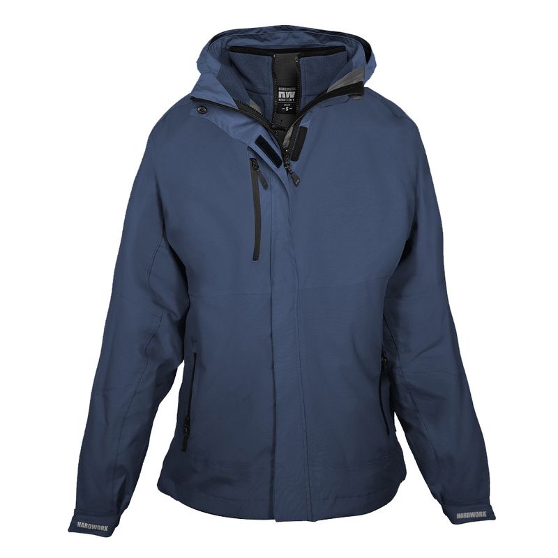 HARDWORK - Parka Desmontable HW Reno 3 en 1 Mujer Deep Blue