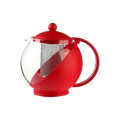 SECRET DE GOURMET - Tetera con Filtro 1,25 Lt Rojo