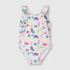 COLLOKY - Traje de baño de bebé niña playa aqua (3 a 36 meses) 24 meses.