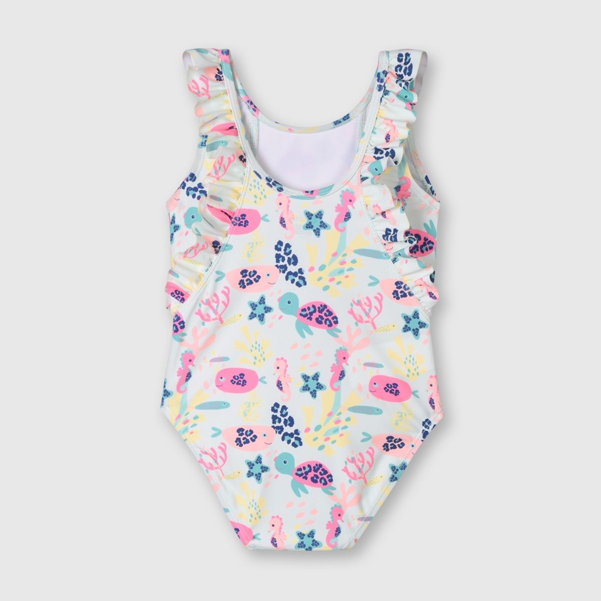 COLLOKY - Traje de baño de bebé niña playa aqua (3 a 36 meses) 24 meses.