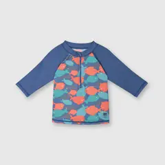 COLLOKY - Polera de bebé niño playa azulino (3 a 36 meses) 36 meses