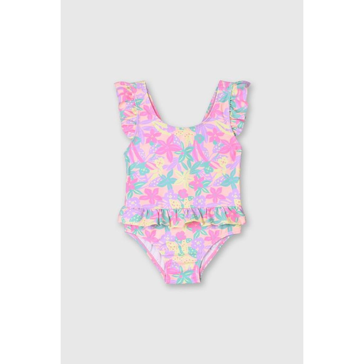 COLLOKY - Traje de baño de bebé niña playa damasco (3 a 36 meses) 18-24 meses.
