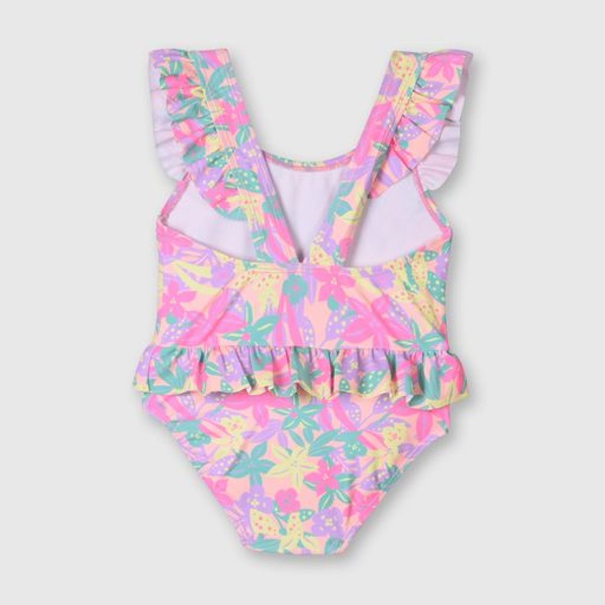 COLLOKY - Traje de baño de bebé niña playa damasco (3 a 36 meses) 18-24 meses.