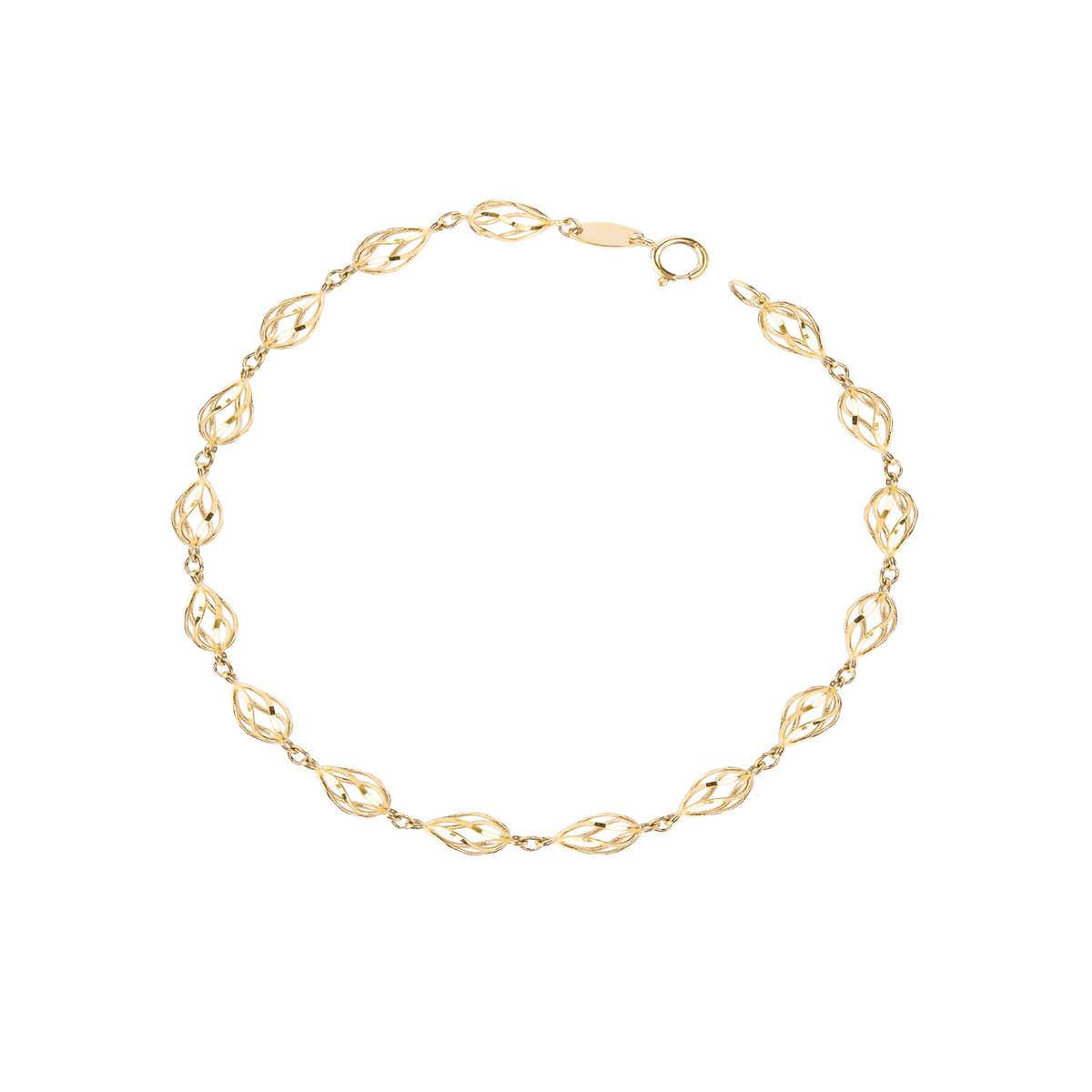 JB JOYAS BARON - Pulsera de Oro 18kt Caracol
