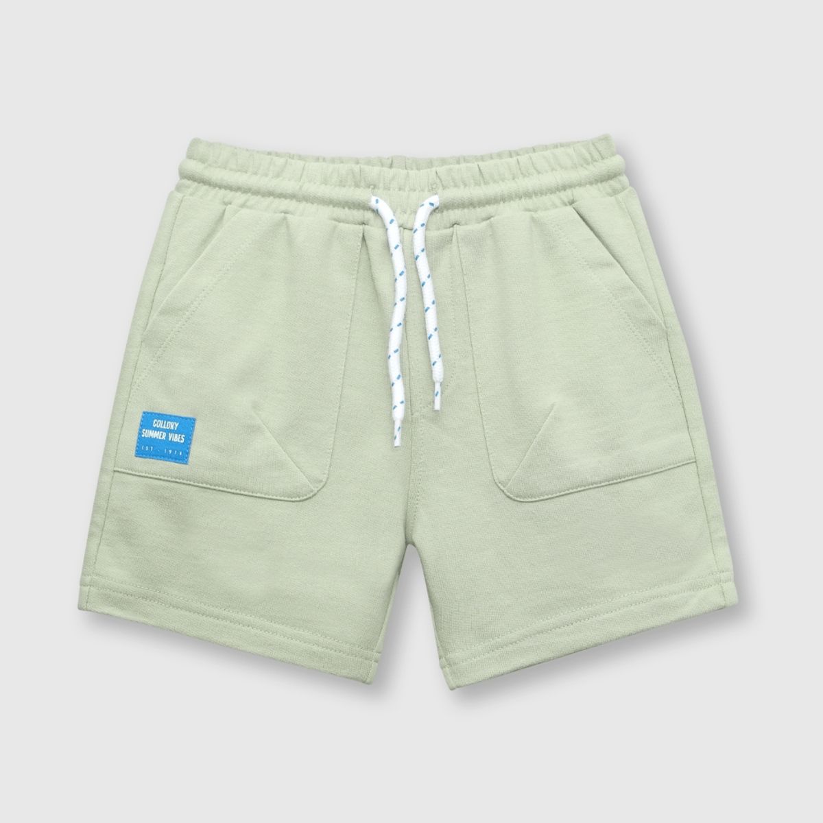 COLLOKY - Bermuda de bebé niño liviano menta (3 a 36 meses) 6-9 meses