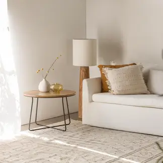 AMOBLE - Mesa Lateral Marchena Circular Madera V 60 Amoblé