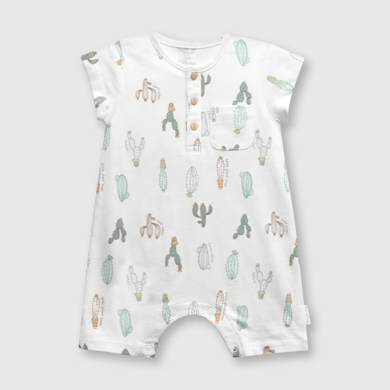 COLLOKY - Osito de bebé niño cactus off white (0 a 9 meses) 3-6 meses
