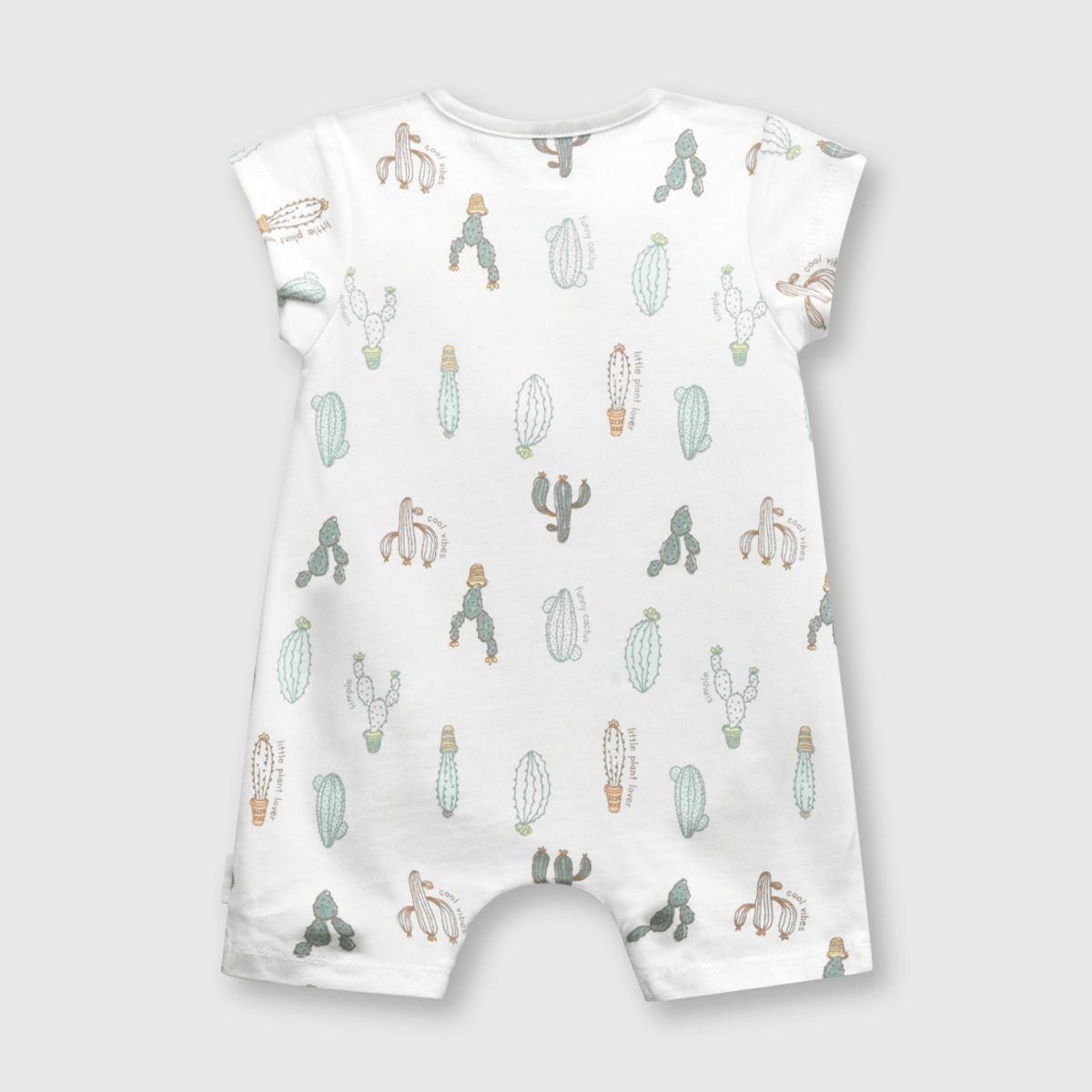 COLLOKY - Osito de bebé niño cactus off white (0 a 9 meses) 3-6 meses