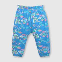 COLLOKY - Pantalón de bebé niña liviano royal blue (3 a 36 meses) 9-12 meses