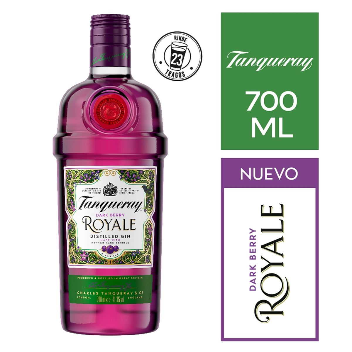 TANQUERAY - Gin Tanqueray Dark Berry Royale 41° 700Cc