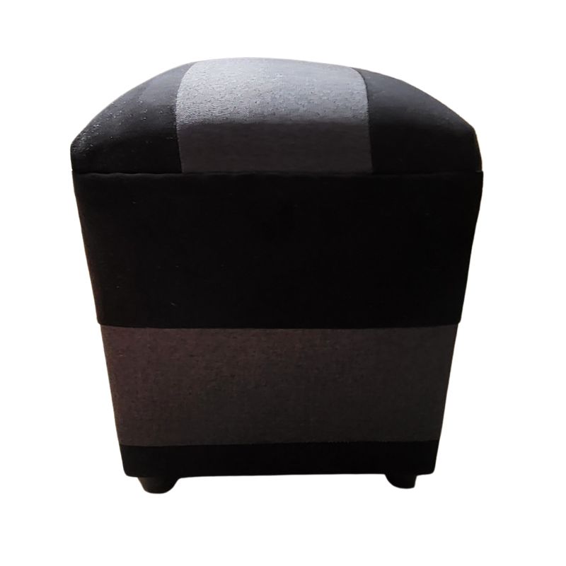 GENERICO - Pouf Bicolor Lino 35x35x42 Muebles Rimar