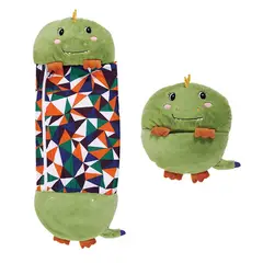 GENERICO - Saco de dormir Happy Nappers Dormitorio Azul Verde Dinosaurio