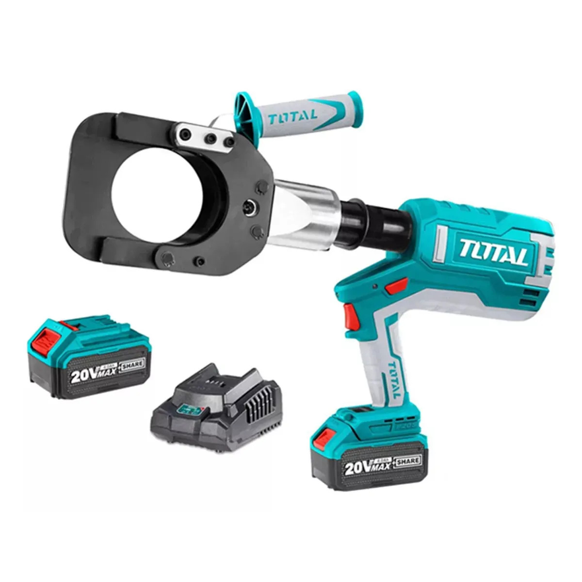 TOTAL TOOLS - Cortador Corta Cables Hidráulico 20v Bat Carg Total