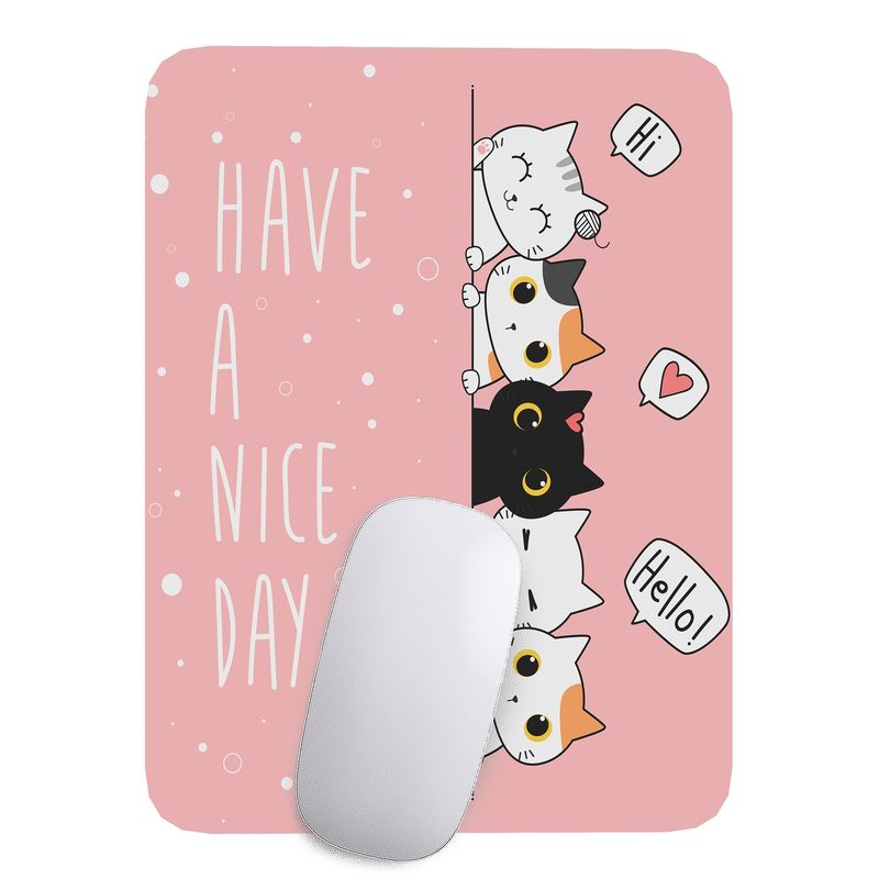 GENERICO - Mouse Pad gato gatito Arte de animales - 17cm X 21cm D4