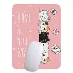 GENERICO - Mouse Pad gato gatito Arte de animales - 17cm X 21cm D4