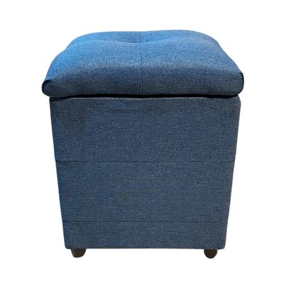 Imagen 2 del producto Pouf Baul Calipso Lino 40x33x45 Rimar