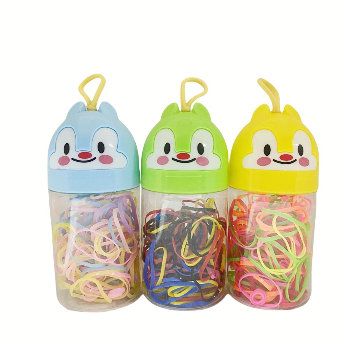 GENERICO - Pack X 3 Colets Bandas Elásticas Para Cabello Niñas 200pcs.