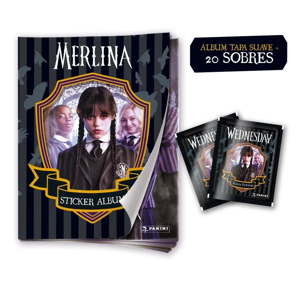 PANINI - Pack Wednesday (Álbum + 20 Sobres)