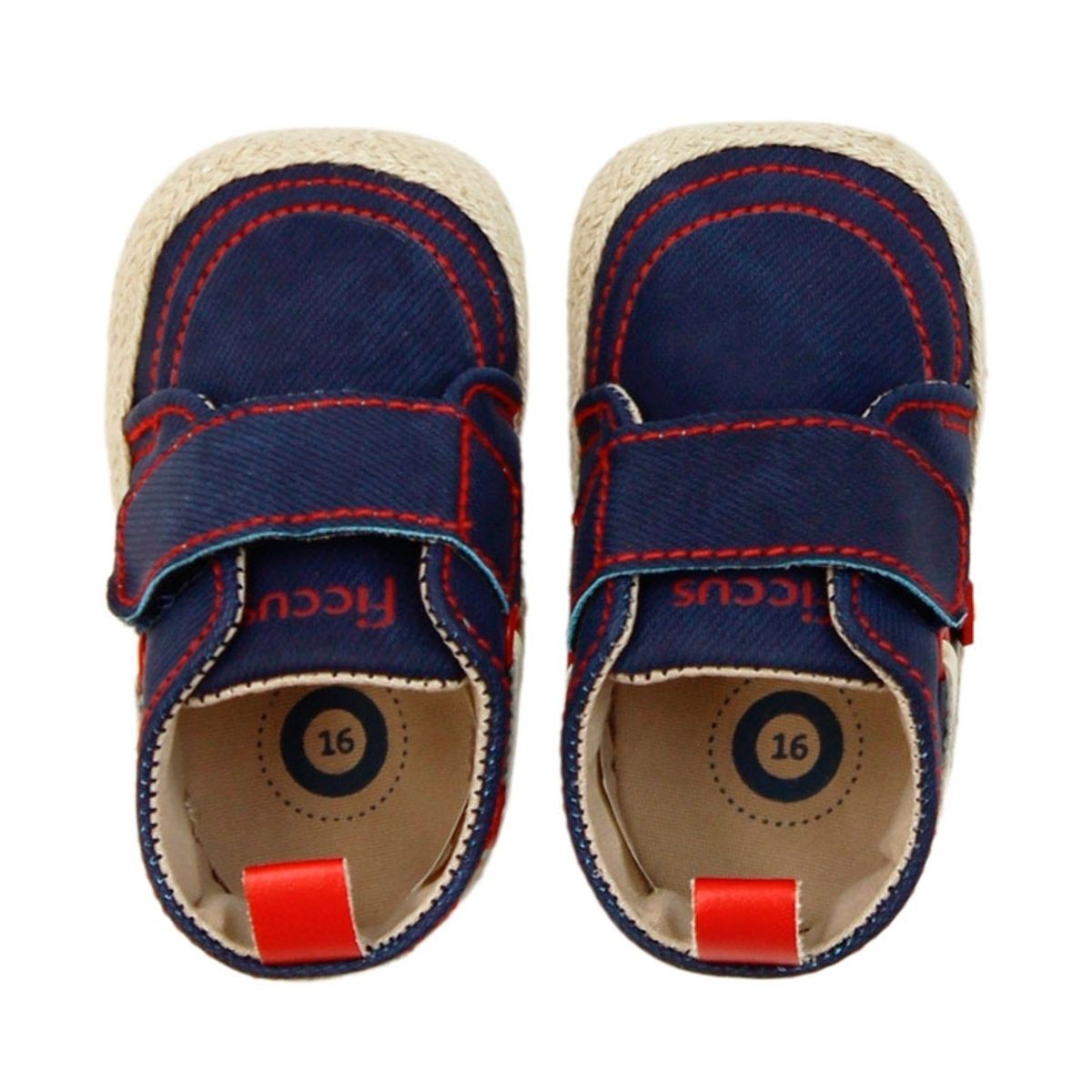FICCUS - Mocasín Bebé Niño NewBorn Azul