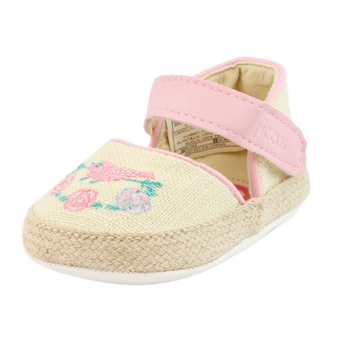 FICCUS - Zapato Bebé Niña NewBorn Beige