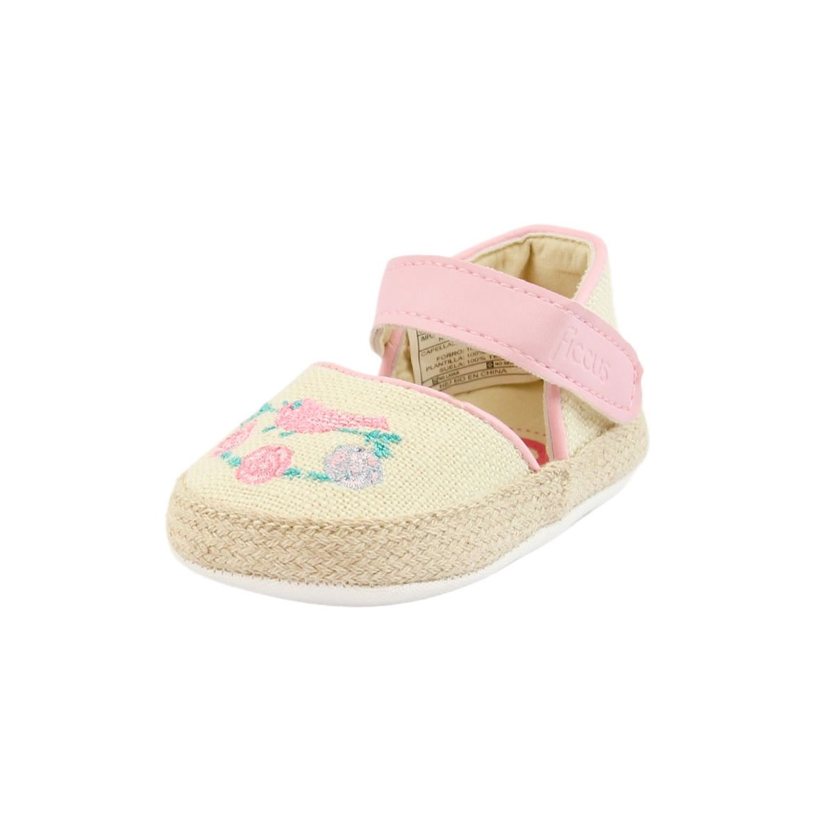 FICCUS - Zapato Bebé Niña NewBorn Beige