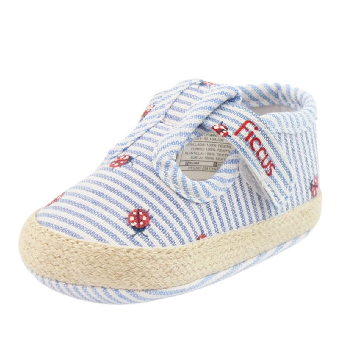 FICCUS - Zapato Bebé Niña NewBorn Azul