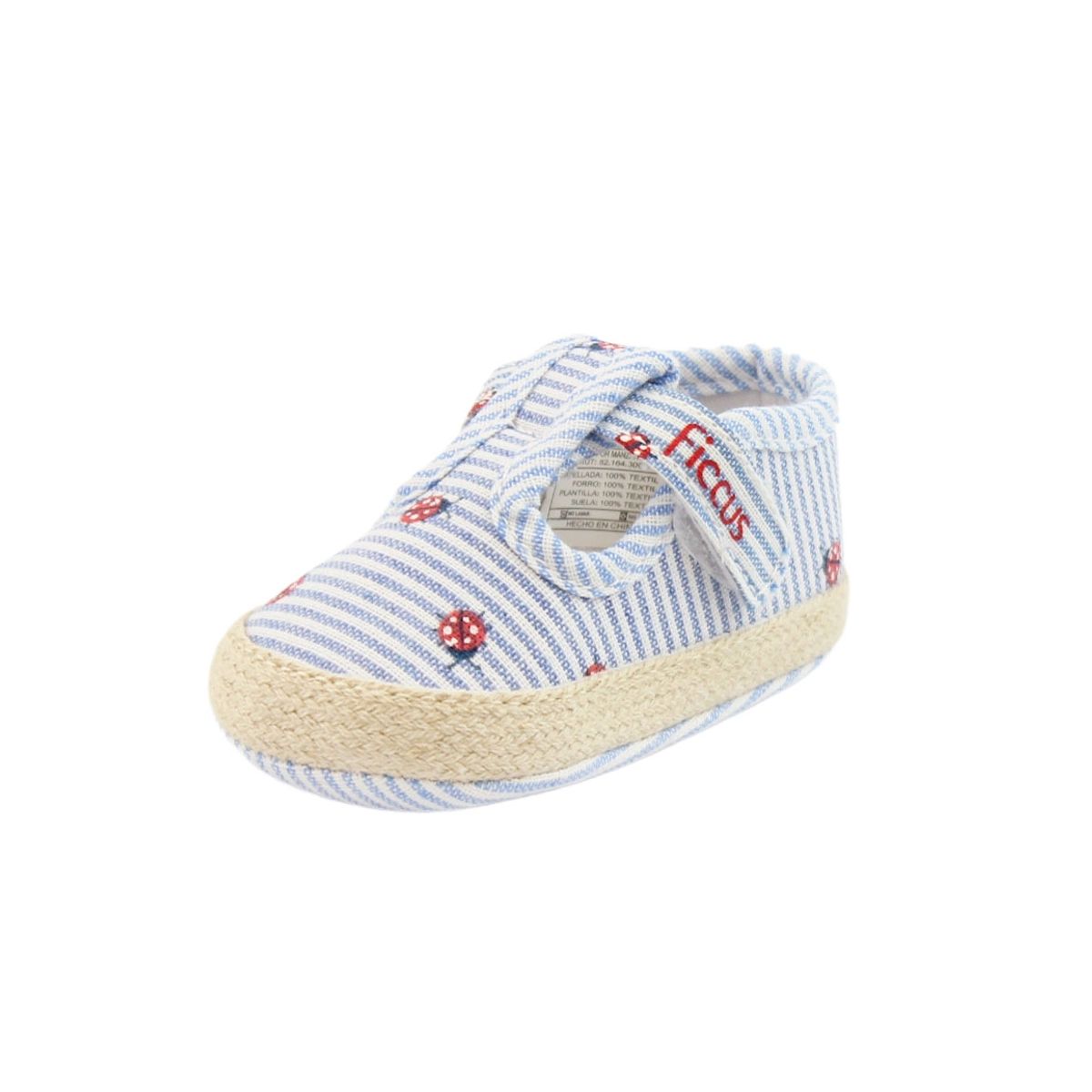 FICCUS - Zapato Bebé Niña NewBorn Azul
