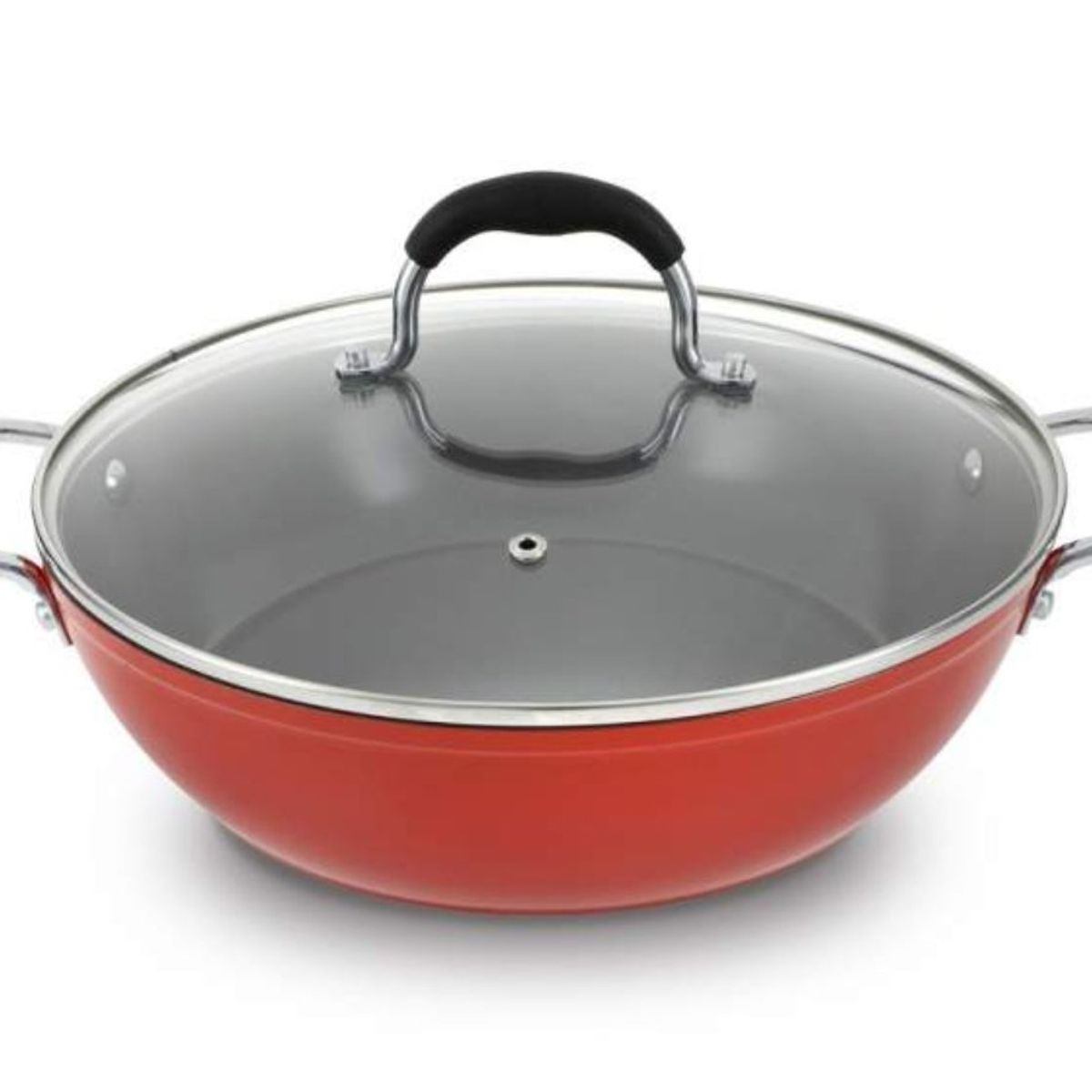 BOHLIER - Arrocera 28 cm de Aluminio con tapa de vidrio Venus