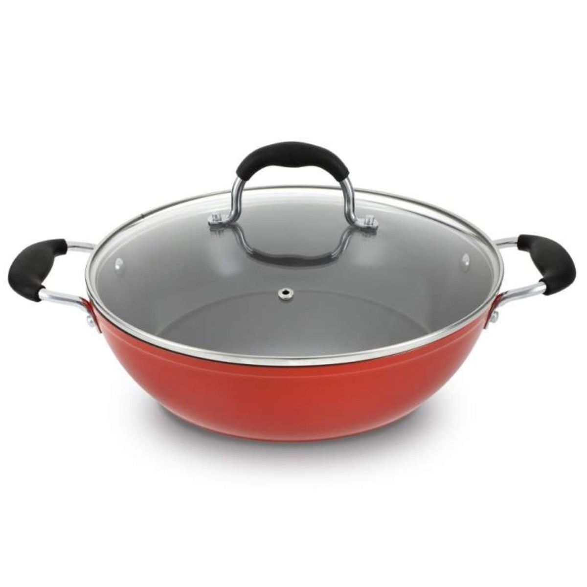 BOHLIER - Arrocera 28 cm de Aluminio con tapa de vidrio Venus