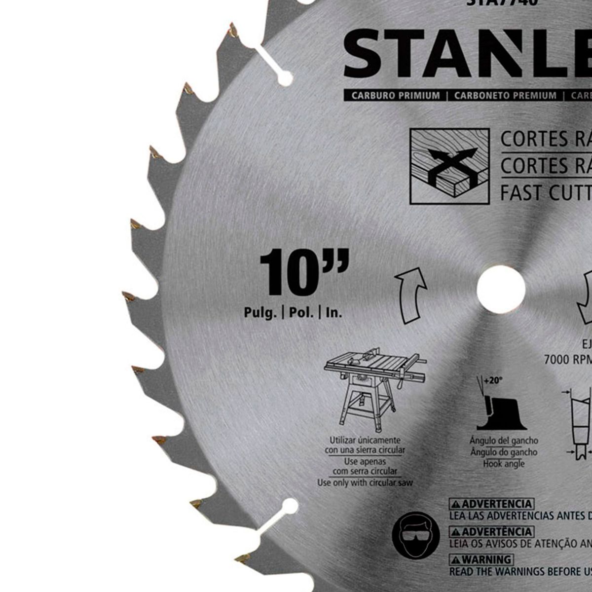 STANLEY - Disco Sierra 10' 32 dientes eje 5/8' Stanley STA7740