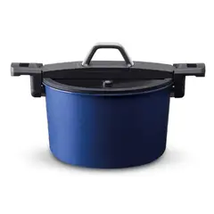 BOHLIER - Olla semi express azul 6 litros de Aluminio forjado
