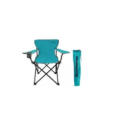 GENERICO - Silla Plegable Camping Pesca Playa Porta Vaso Color Azul
