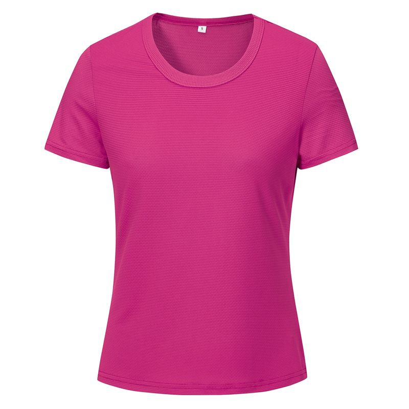 LUNA - Polera Manga Corta Microperforada Deportiva Mujer