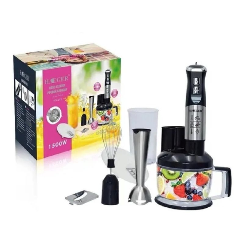 GENERICO - Set Mini Pimer Batidor Picador Moledora