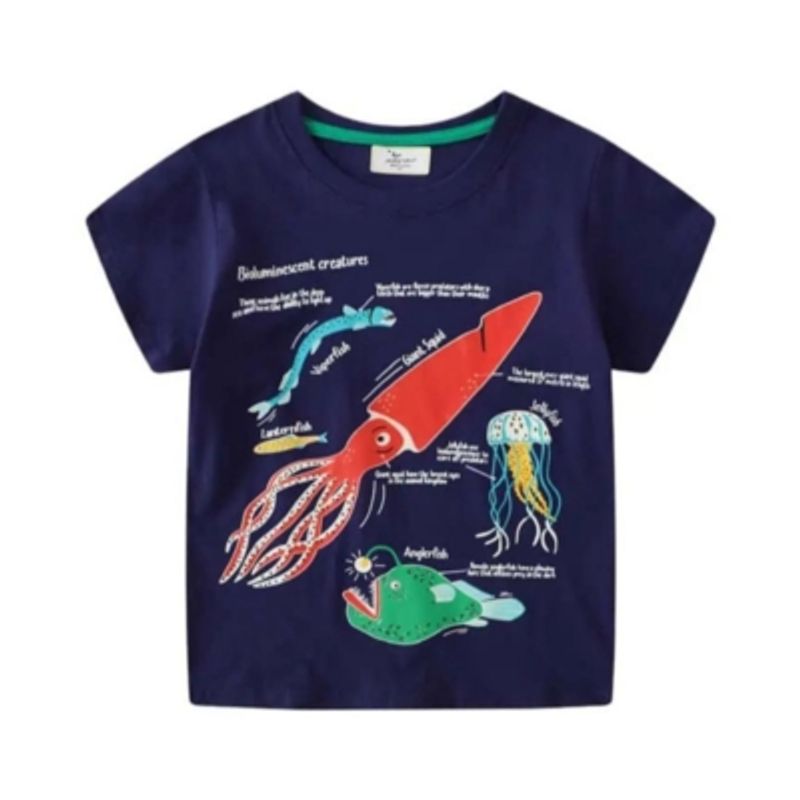 JUMP KIDS - Poleras de Algodón Manga Corta para Niños Jump Kids