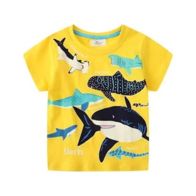 Imagen 2 del producto Poleras de Algodón Manga Corta para Niños