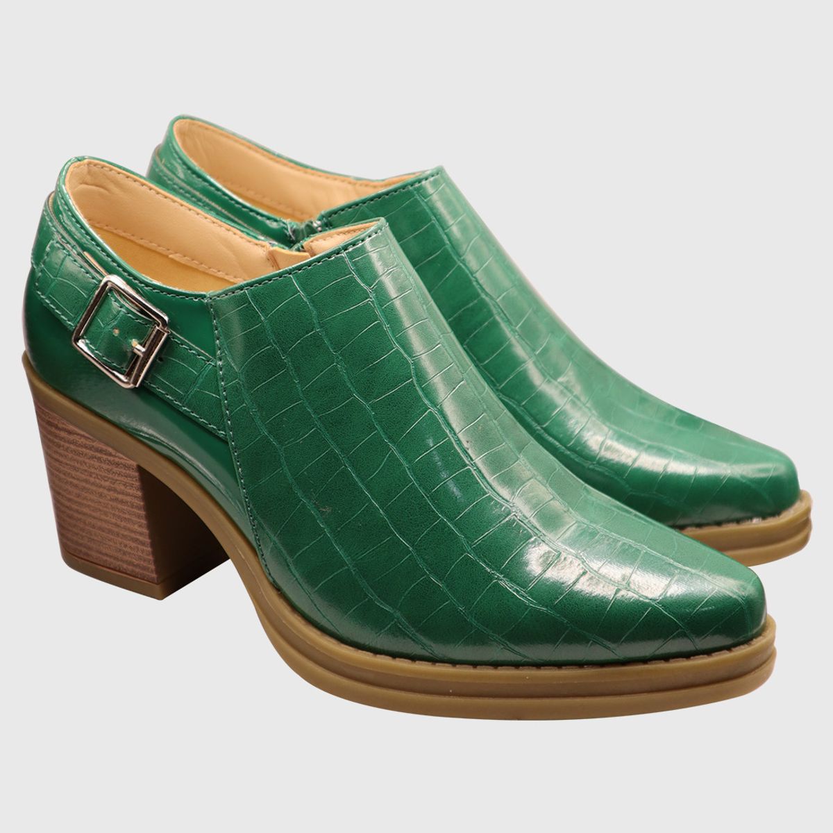 DINASTELLA - Botin hebilla Verde