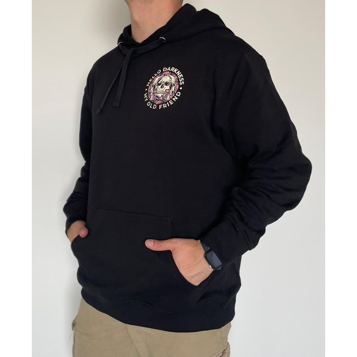 BOA FACHA - POLERÓN CANGURO UNISEX BF MODELO HELLO DARKNESS