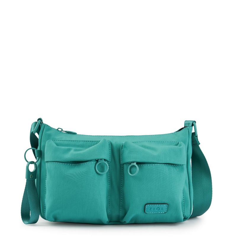 ZIOL - Cartera bandolera mediana veby turquesa