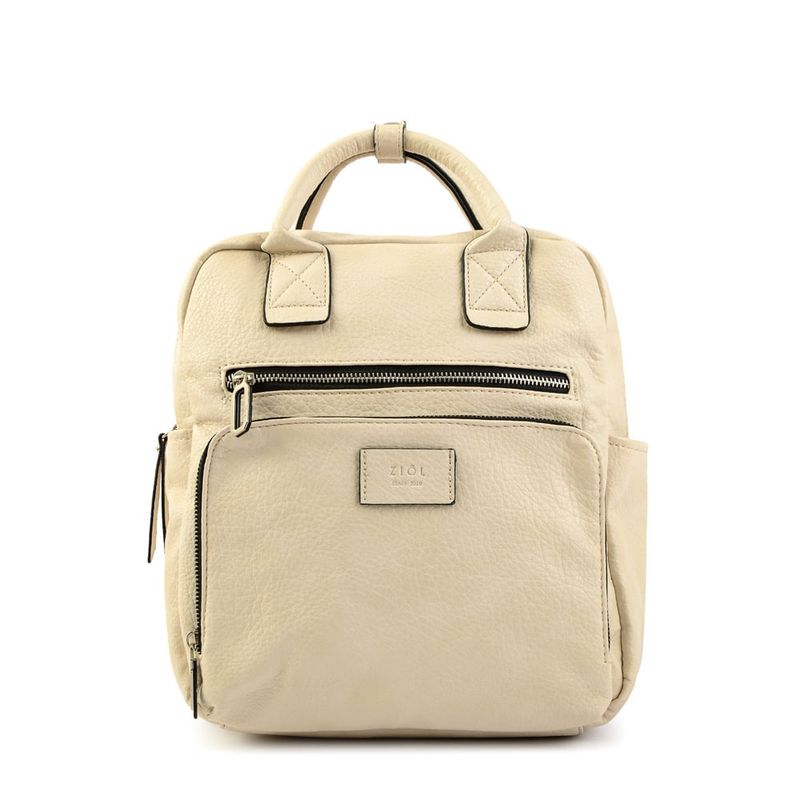 ZIOL - Mochila mediana agathe blanco crudo