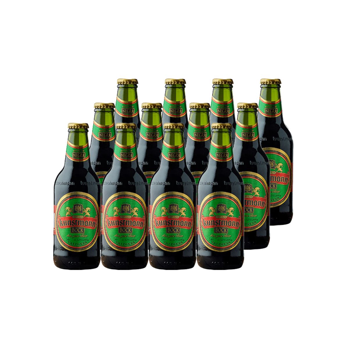KUNSTMANN - 12X Cerveza Kunstmann Bock Botellín 5,3° 330Cc