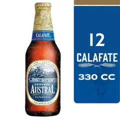 AUSTRAL - 12X Cerveza Calafate Botellín 5° 330Cc