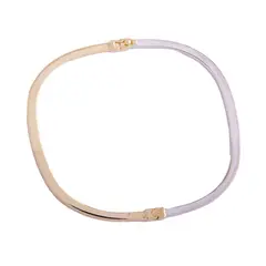 JB JOYAS BARON - Pulsera de Oro 18kt Esclava de Bicolor