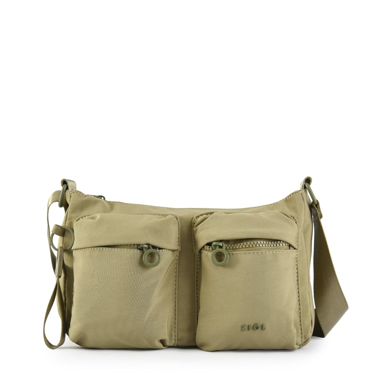 ZIOL - Cartera bandolera veby mediana verde oliva